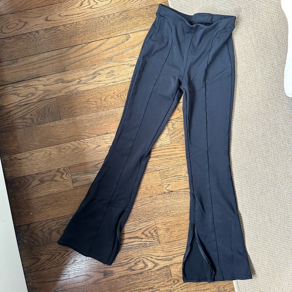 Alo High Waist 7/8 Zip It Flare Leggings - Picture 1 of 7
